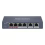 Przełącznik zarządzalny Hikvision DS-3E1106HP-EI 6 portów PoE Fast Ethernet