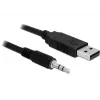 DeLOCK 83115 Konwerter USB 2.0 na Serial TTL z wtykiem jack 3,5 mm, 1,8 m - 5 V