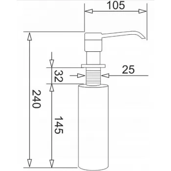 Dozownik Pyramis DP-01 Volcano