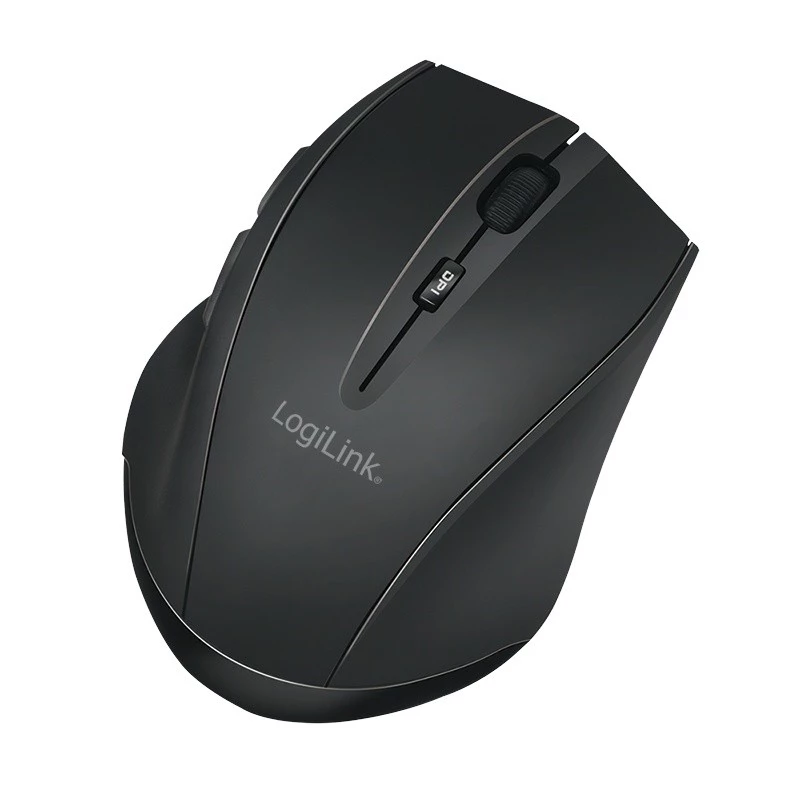 Logilink Mysz bezprzewodowa BT5.0, ergonomiczna, czarna