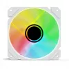 Wentylator obudowy Sharkoon SHARK Mirror RGB PWM REVERSE 120 mm Biały, 500–1500 RPM, 99.52 m³/h, FDB
