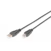 Digitus ASSMANN - Kabel USB - USB Typ A, 4-pin (M) - USB Typ B, 4-pin (M) - 50 cm (USB/USB 2.0) - Czarny (AK-300105-005-S)