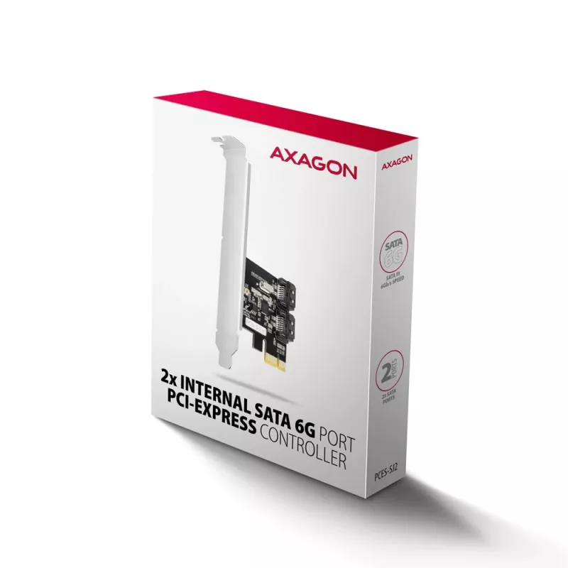 Axagon PCES-SJ2 karta interfejsu/adapter wewnętrzny SATA