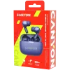 Słuchawki Canyon CNS-TWS10PL True Wireless Stereo (TWS) douszne do rozmów/muzyki/sportu/codziennego użytku USB Type-C Bluetooth Fioletowe (CNS-TWS10PL)