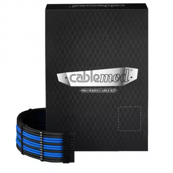 CableMod Zestaw Podwójny 12V 2x6-pin dla Corsair RMi/RMx – zestaw kabli zasilających w niestandardowym oplocie, niebieski
