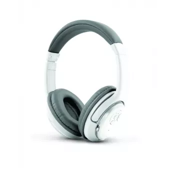 Słuchawki bezprzewodowe Esperanza Libero Headset opaska Bluetooth Szary, Biały