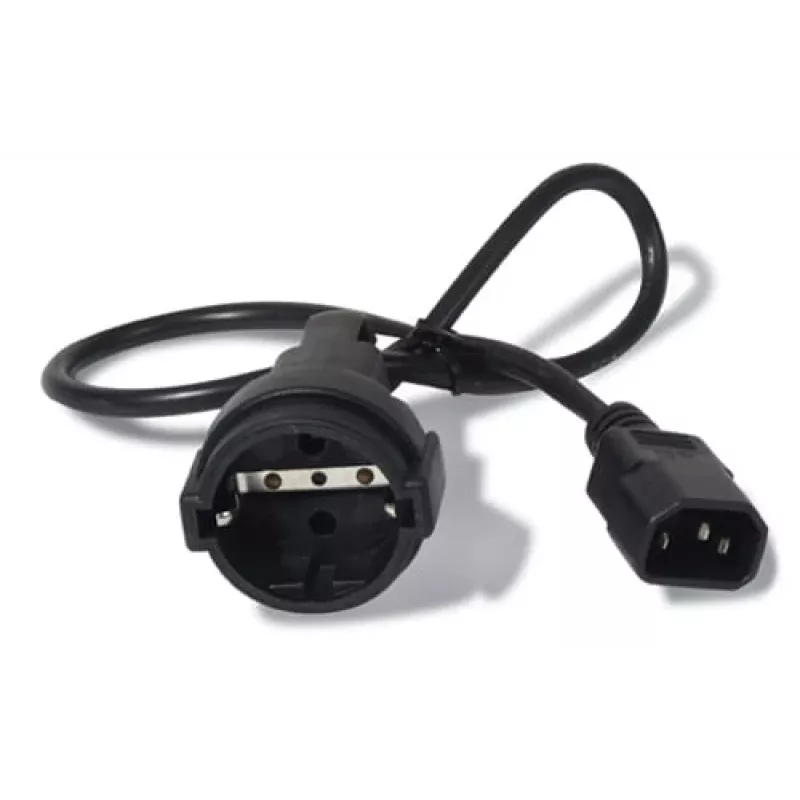 Kabel zasilający APC AP9880 czarny 0,6 m złącze C14 CEE7/7