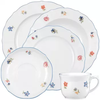 Zestaw obiadowy Seltmann Weiden 30 szt. Porcelana Biały 6 osób