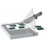 Leitz Precision Home Office Paper Cutter A4, 10 arkuszy, zacisk ręczny, stal nierdzewna, A4, 80 g/m², antracyt