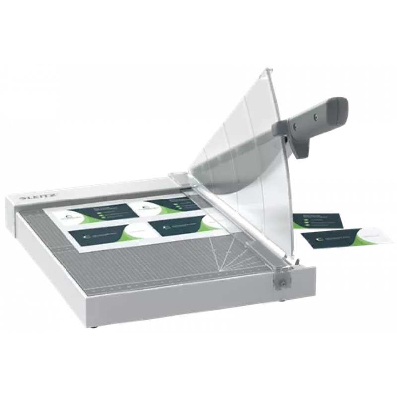 Leitz Precision Home Office Paper Cutter A4, 10 arkuszy, zacisk ręczny, stal nierdzewna, A4, 80 g/m², antracyt