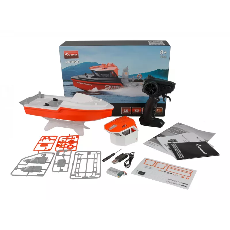Amewi Rettungsboot brushless Jetantrieb 320mm RTR Biały/orang (26116)