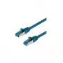 VALUE - Kabel krosowy - RJ-45 (M) do RJ-45 (M) - 1.5 m - SFTP, PiMF - CAT 6a - bezhalogenowy, formowany, bez zaczepów, linkowy - niebieski (21.99.1994)