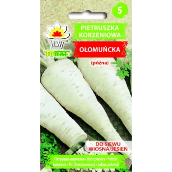 Nasiona warzywne pietruszki Olomouc Toraf, opakowanie 5 g