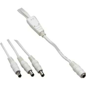 Kabel połączeniowy niskonapięciowy VOLTCRAFT gniazdo niskonapięciowe - wtyk niskonapięciowy 5,5 mm 2,5 mm 1,10 m 1 szt. (072959C)