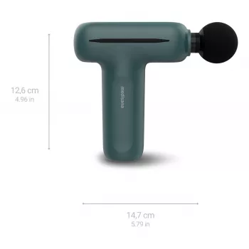 Medisana MG 200 masażer mięśni z 4 głowicami, wibracja, 3000 obr./min, amplituda 8 mm, Li‑Ion 7,4 V, ładowanie USB