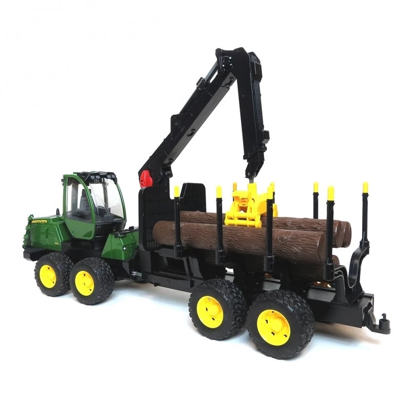 Bruder John Deere 1210E Forwarder z chwytakiem