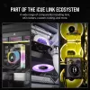 Wentylator Corsair iCUE LINK RX140 RGB 14 cm biały 300-1700 RPM