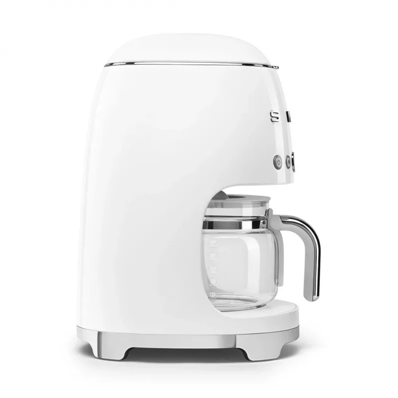 Ekspres do kawy przelewowy Smeg 1.4L DCF02WHEU Biały