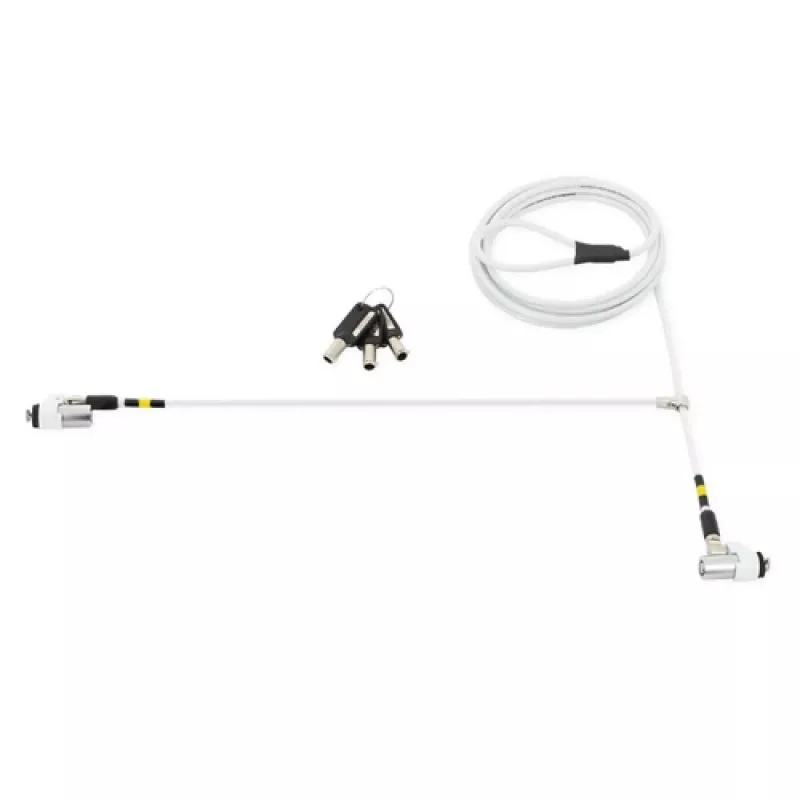 Mobilis cienki Twin Rotating - Sicherheitskabelschloss - 1.8 m