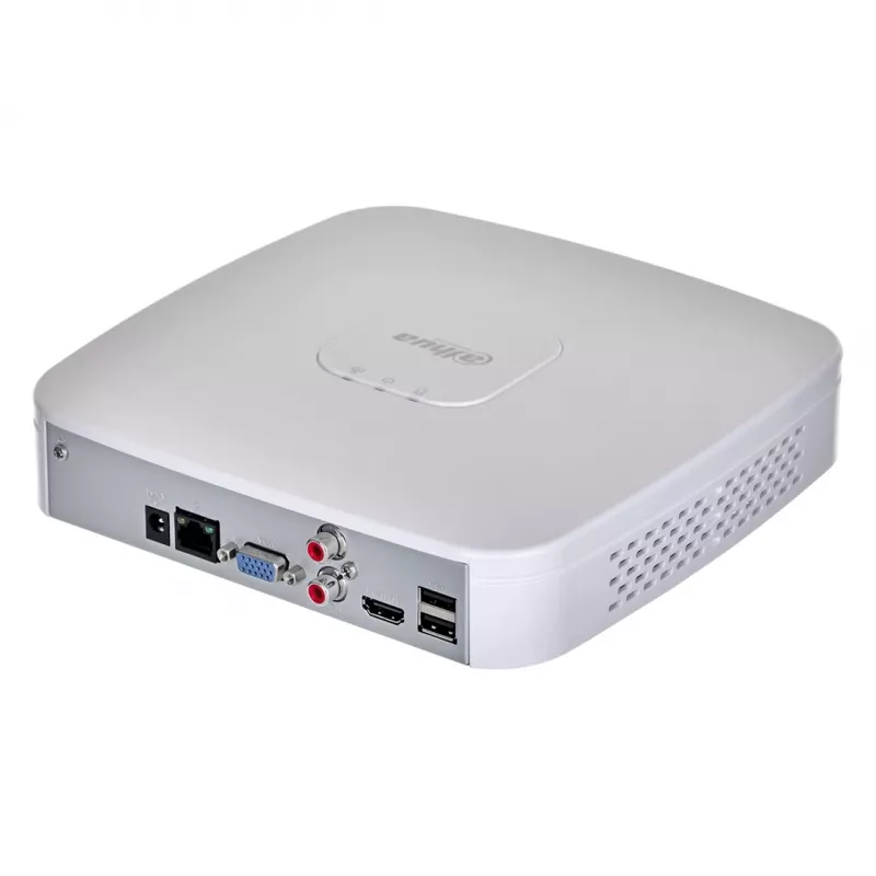 Rejestrator sieciowy DAHUA NVR2108-I2 — 8-kanałowy NVR, 4096×2400 maks., SATA III do 10 TB, 1U biały