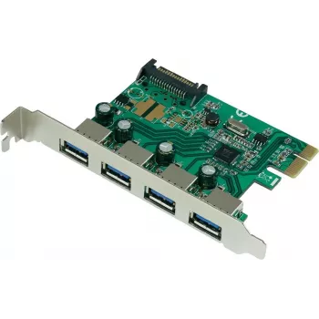 Karta kontrolera PCIe USB 3.0 Renkforce 1211115 — 4 porty