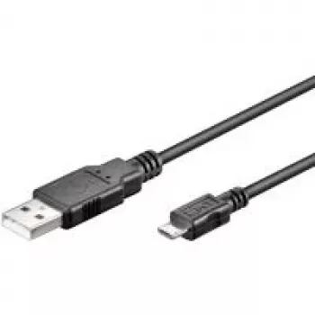 Kabel USB Goobay 95736 0,15 m USB A Micro-USB B Czarny