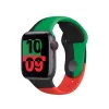 Pasek Apple 40mm Czarny Unity Sport Band M/L Czarny Zielony Czerwony