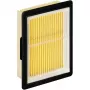 Bosch Filtr harmonijkowy, Filtr, Czarny, Żółty, Celuloza, 189,8 cm², 73 mm, 100 mm
