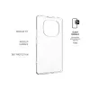 Etui ochronne FIXED przezroczyste dla Xiaomi Redmi Note 14 Pro 4G, obudowa TPU