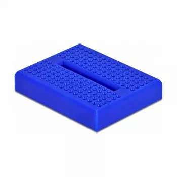 Płytka prototypowa DELOCK 18322, plastikowa płytka prototypowa, niebieska, 36×46×10 mm
