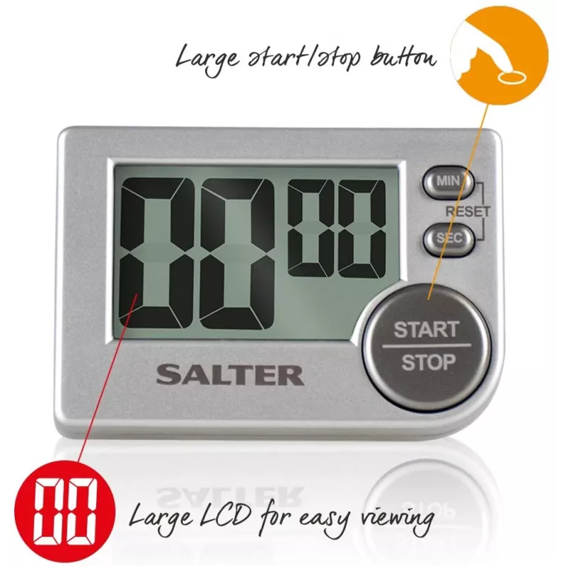 Salter 397 SCFEU16 elektroniczny minutnik z dużym przyciskiem