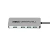 Hub USB zielony Cell HUB-GC-C4A — 4-portowy hub USB-C 3.0