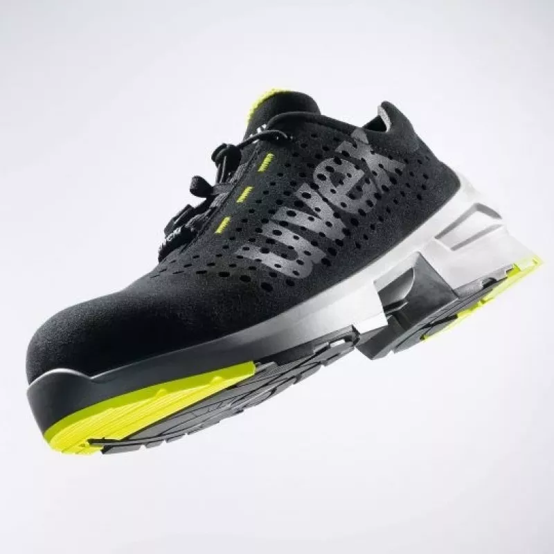 Buty ochronne Uvex 85438 Unisex Dorosły Czarny Limonkowy Poliuretan Mikro Welur
