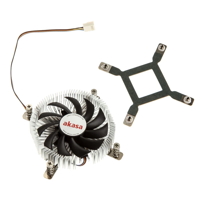 Akasa AK-CC7129BP01 układ chłodzenia komputera Chłodzenie procesora 7,5 cm