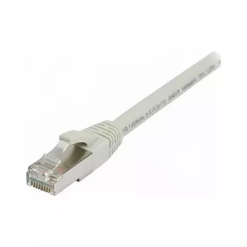 Synergy21 kabel krosowy RJ45, CAT8.1 2000Mhz, 0,25m, szary, S-STP(S/FTP), TPE/LSZH(SuperFlex), AWG26,