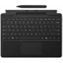 Pokrowiec na klawiaturę Microsoft Surface Pro 10 z przyciskiem CoPilot i obsługą pióra cienki Pen 2 — Czarny