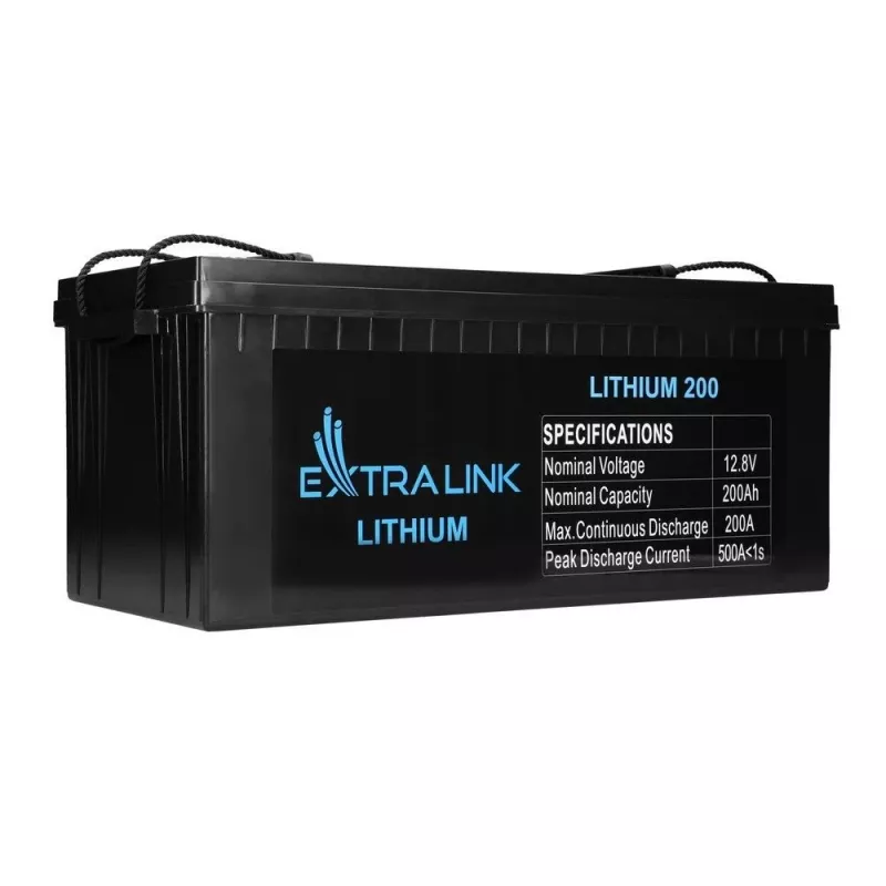 Extralink EX.30479 przemysłowy akumulator litowo-żelazowo-fosforanowy (LiFePO4), 12,8 V, 200 Ah