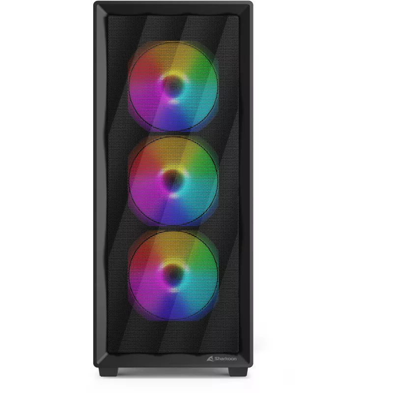 Obudowa komputerowa Sharkoon VK4 Rainbow ATX Czarna