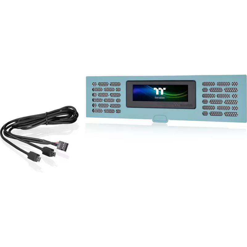 AC-067-OOCNAN-A1, pełna wieża, zestaw panelu LCD, turkusowy, 5 V, 14 W, 277,5 mm