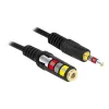 Kabel audio DeLOCK 84668 3m 3,5mm Czarny
