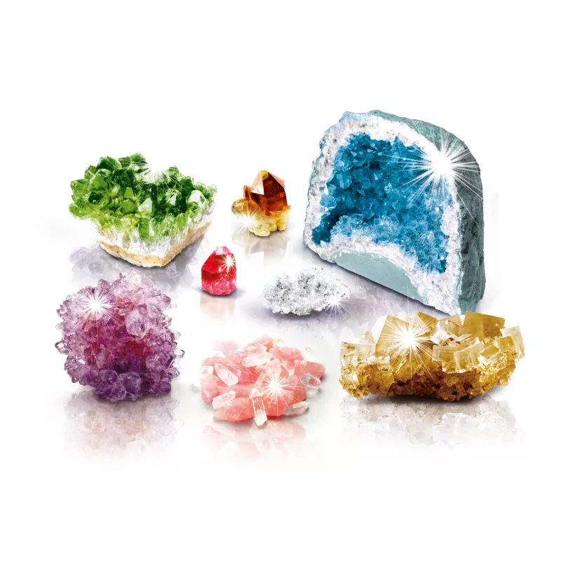 Edukacyjny zestaw naukowy Clementoni Crystal Laboratory 61822 – eksperymenty chemiczne dla dzieci