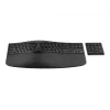 Klawiatura bezprzewodowa ergonomiczna HP 960, pełnowymiarowa (100%), bezprzewodowa, RF + Bluetooth, membranowa, czarna