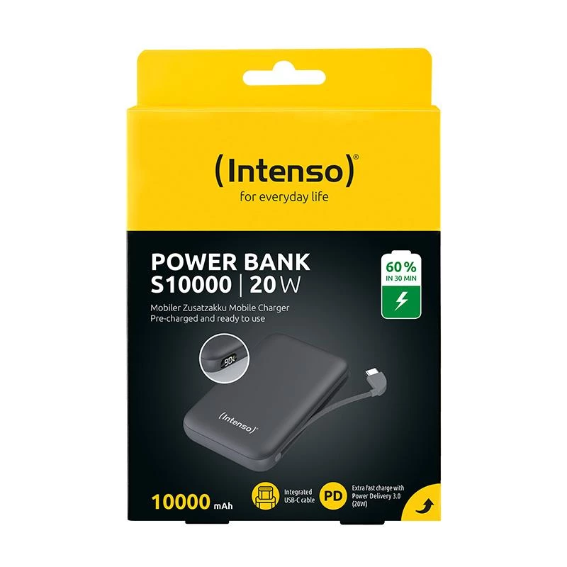 Power Bank USB 10000MAH/szary S10000 7333034 Intenso