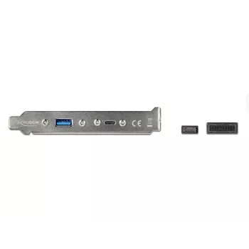 Wspornik slotowy DeLOCK 89934 z 1 portem USB Type-C i 1 portem USB Type-A