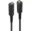 Lindy 10 m hybrydowy kabel światłowodowy Micro-HDMI 18G z odłączanymi złączami HDMI i DVI