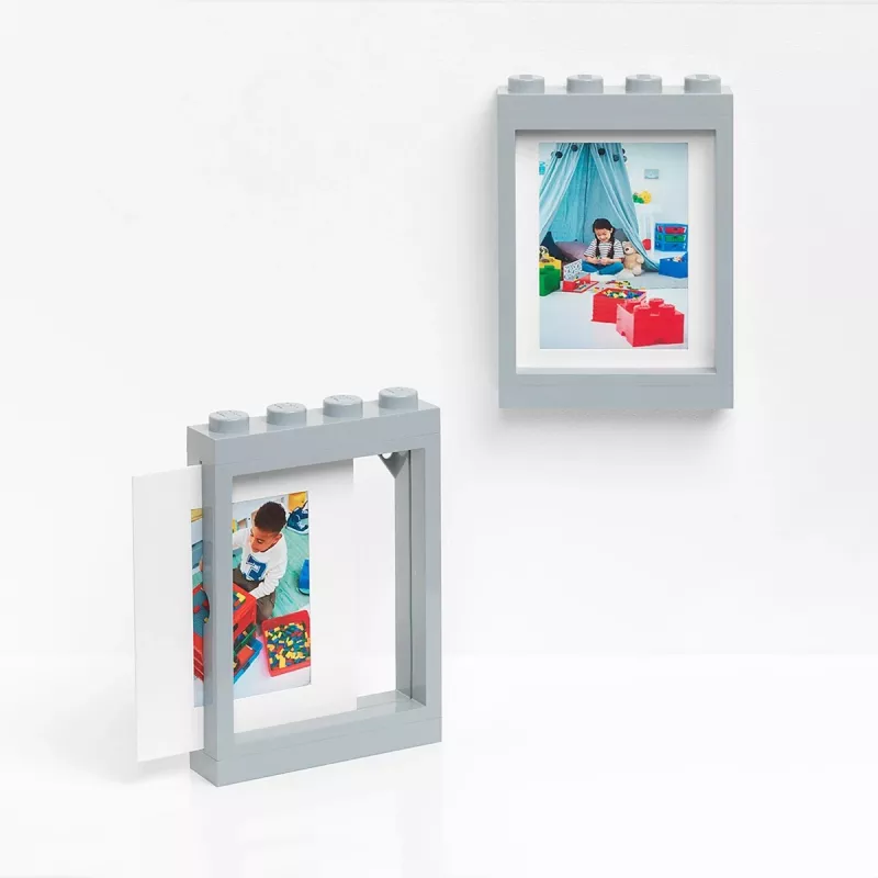 Ramka na zdjęcie Room Copenhagen LEGO picture frame kamienny szary jasnoszary