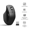 Mysz Keychron M6 Praworęczna Uniwersalna — Optyczna, RF Wireless + Bluetooth + USB-C, 30000 DPI, Czarna