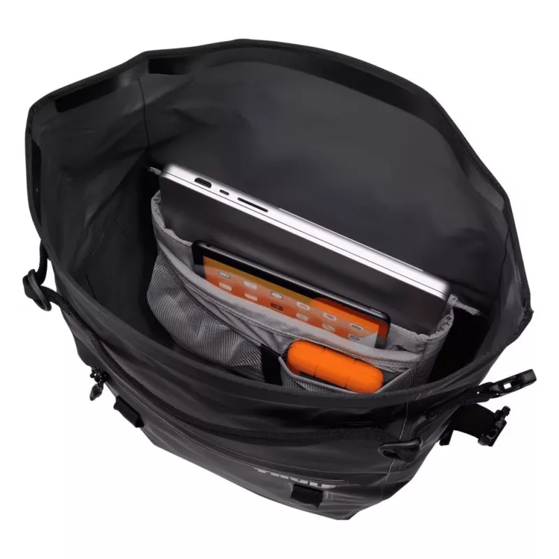Torba rowerowa Thule 5406 Shield commuter pannier 22L czarna