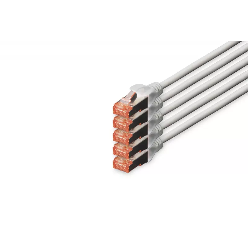 Kabel sieciowy Digitus CAT 6 S/FTP 15m RJ-45 Szary