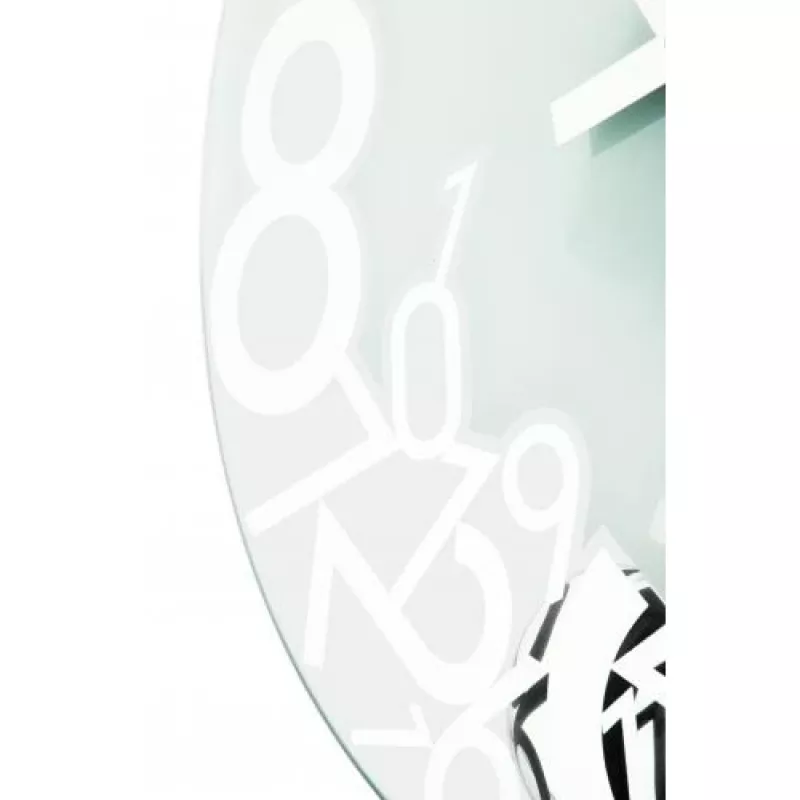 Zegar ścienny NeXtime 8115 Dropped, Ø43 cm, srebrny